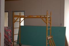 Permitting Office Being Painted